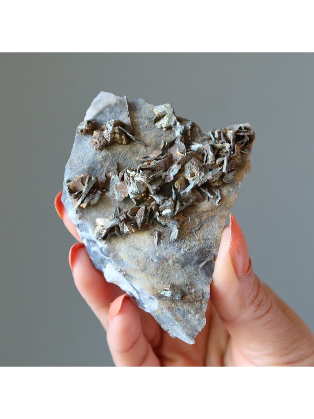 Chalcopyrite Cluster Golden Luster Peacock Ore Raw Mineral Crystal